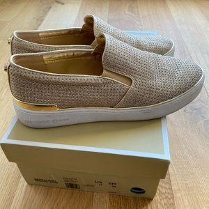Michael Kors Gold Sneaker